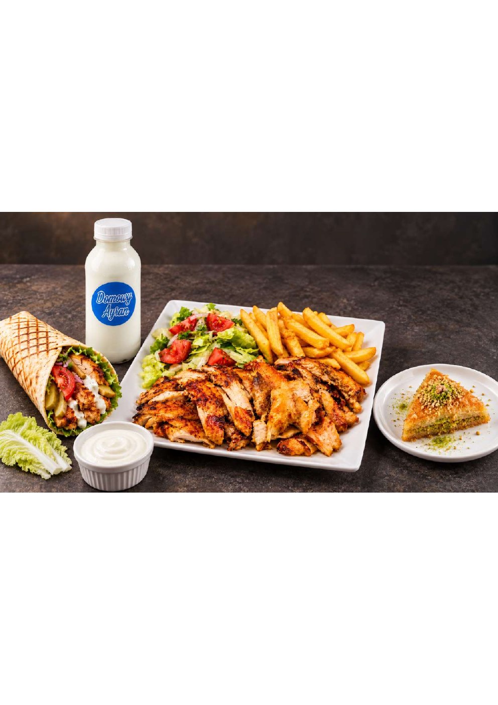 Grill & Roll grilled meal